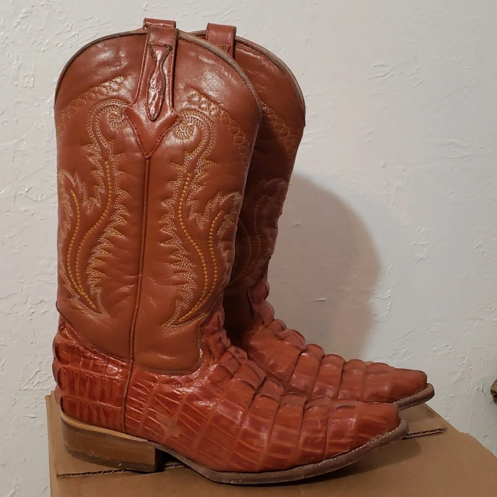 Alegator skin Mans boots - Picture 3 of 11